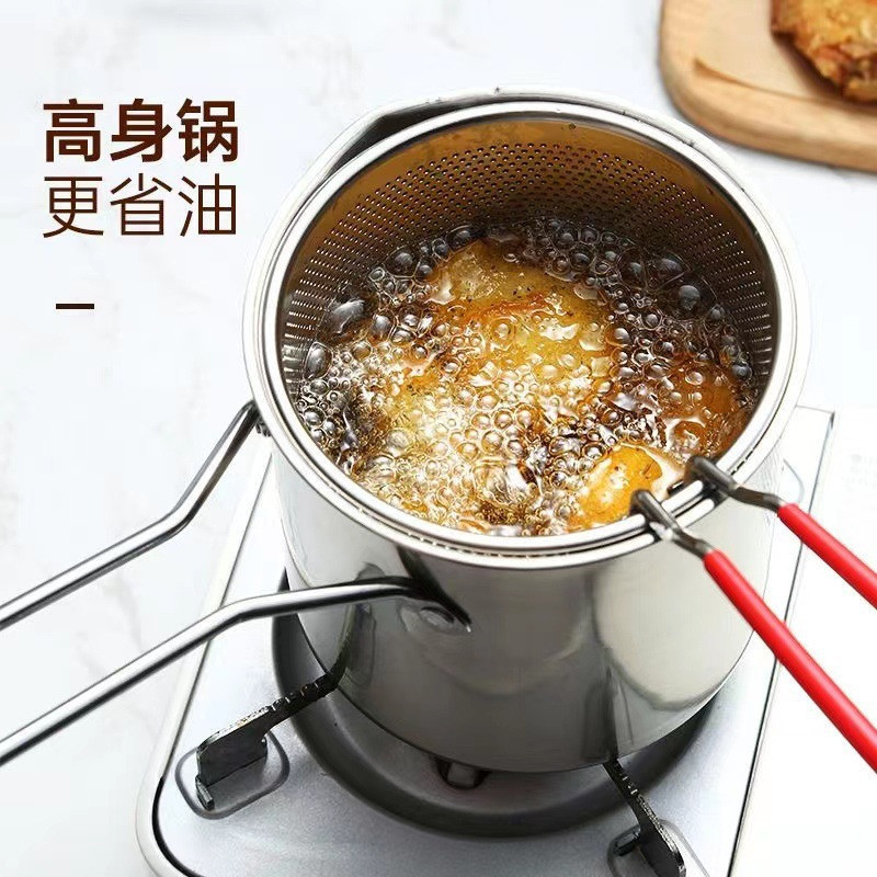 Smart Deep Frying Pot – Perfect for Tempura, Fries & More!